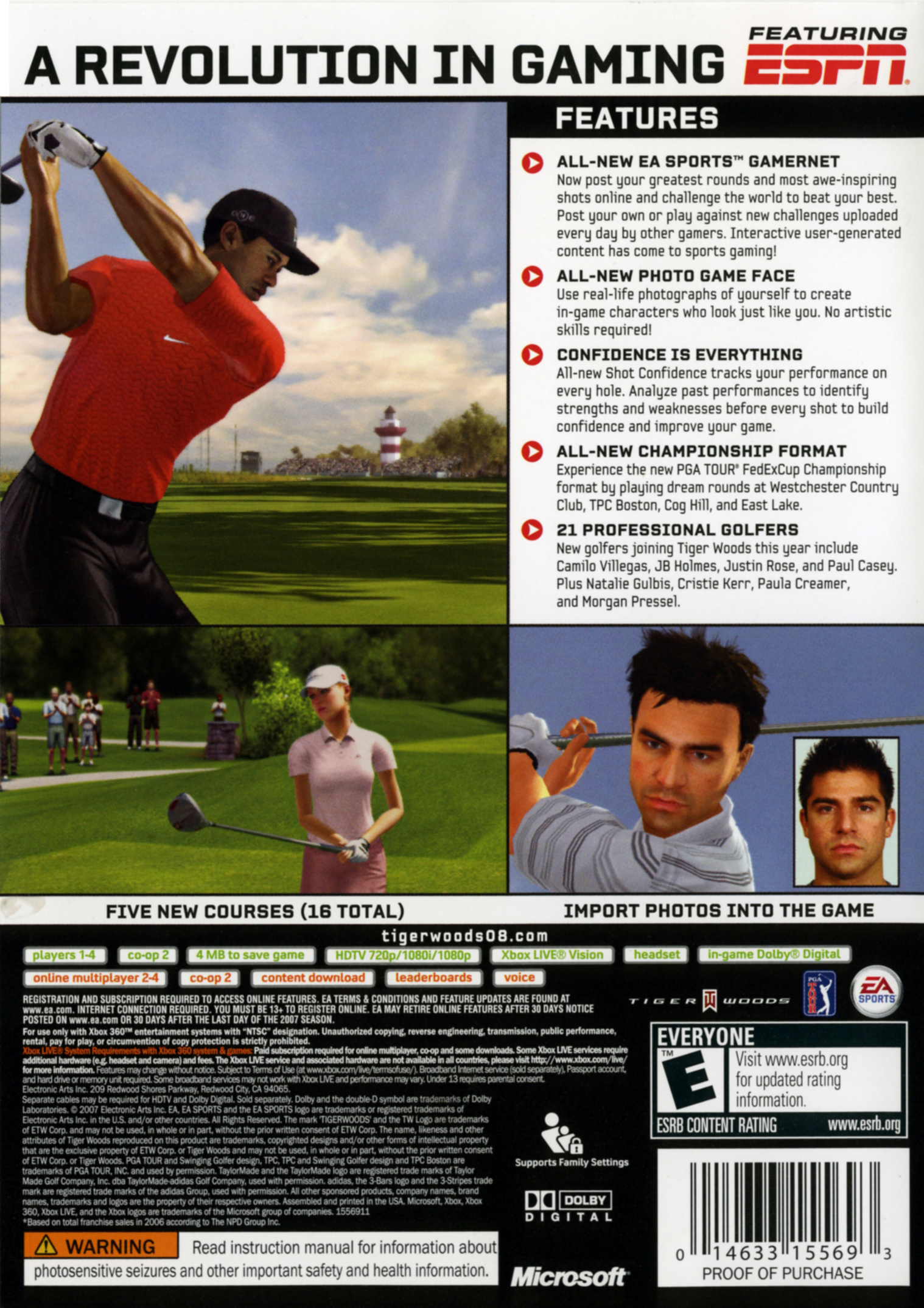 その他 Tiger Woods Pga Tour 08 / Game Amazon.com: Tiger Woods PGA Tour 08 - Xbox 360 : Video Games